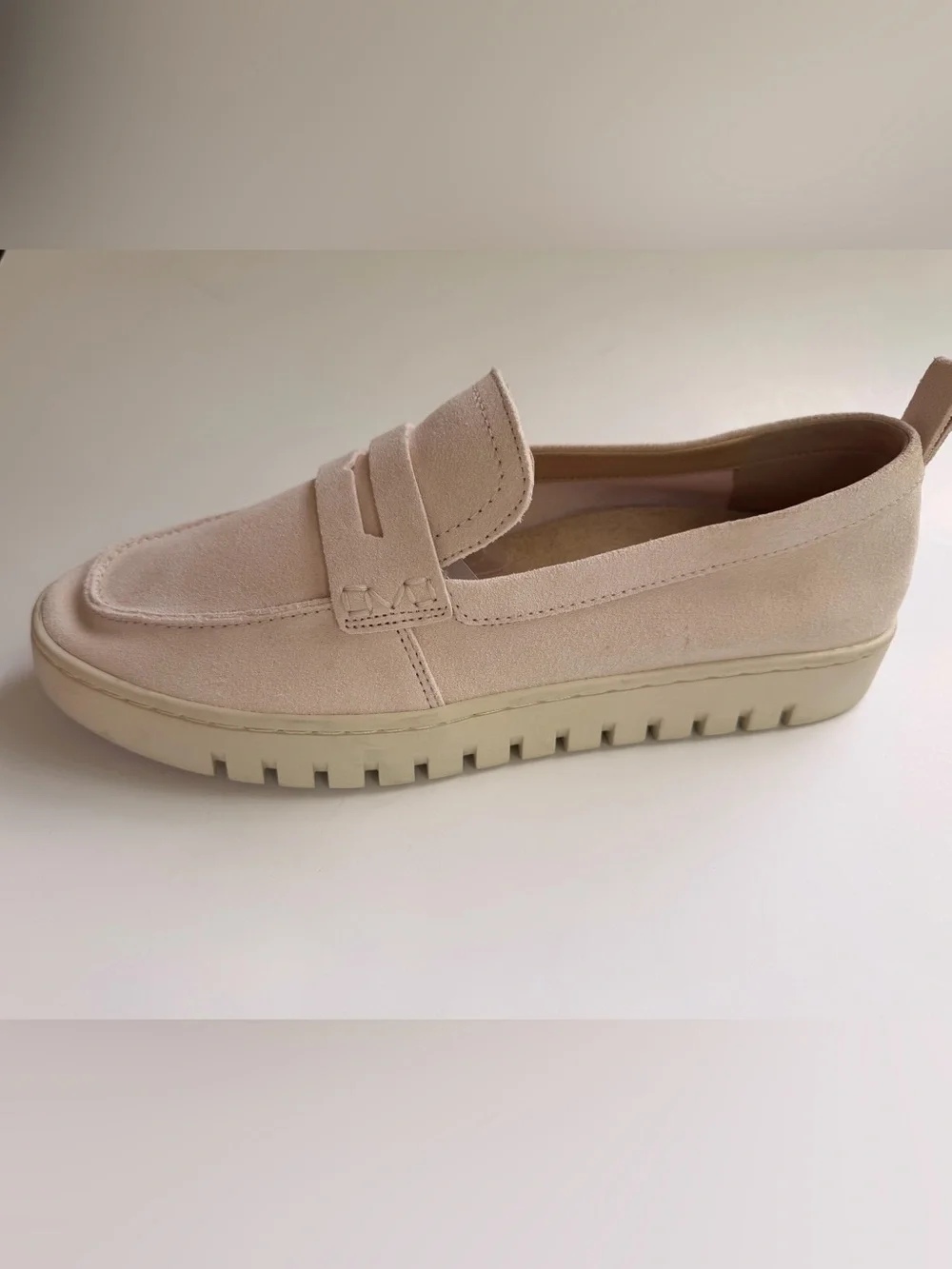 Vionic Uptown Loafers Blush Pink Suede Slip-On Comfort Shoes Women’s Size 11 EUC